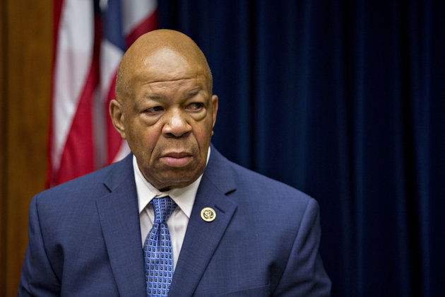 Representative Elijah Cummings, a Democrat from Maryland and ranking member of the House Oversight and Government Reform Committee, waits to begin a hearing with James Comey, director of the Federal Bureau of Investigation (FBI), not pictured, in Washington, D.C., U.S., on Thursday, July 7, 2016. Comey is appearing before the committee to explain his finding that no reasonable prosecutor would bring a criminal case against Hillary Clinton, the former secretary of state and presumptive Democratic presidential nominee, even though she and her staff were extremely careless in their handling of highly classified information. Photographer: Andrew Harrer/Bloomberg via Getty Images